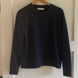 NWOT - Everlane Off Duty Crewneck Pullover - Navy - Small